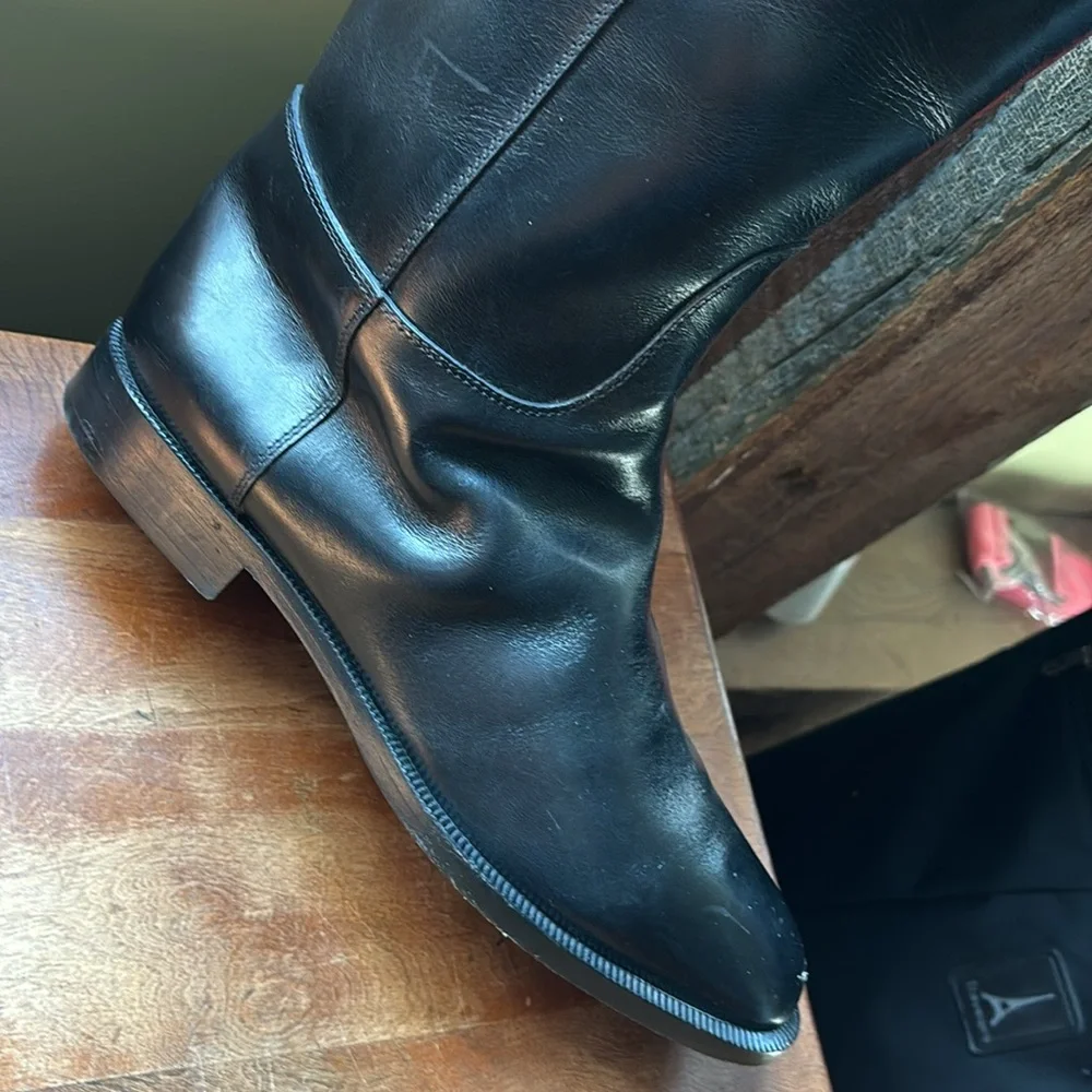 Sergio Rossi leather boots